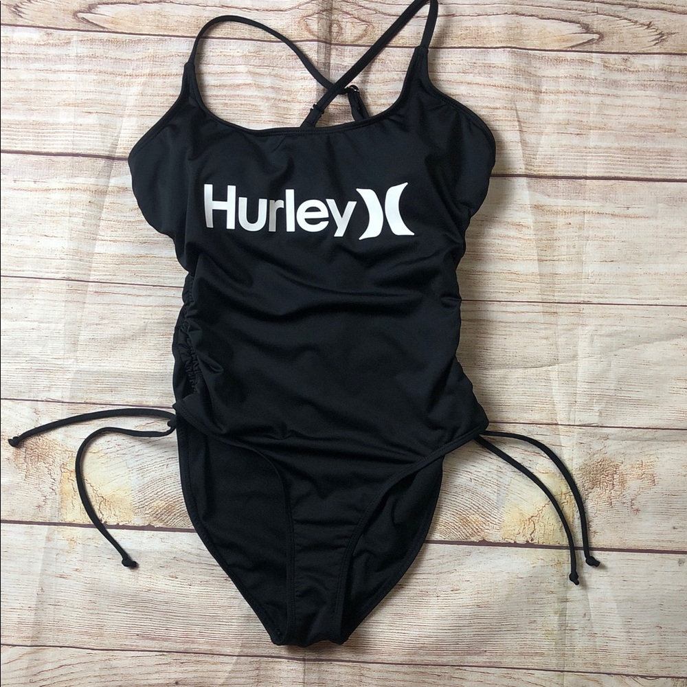 Hurley‎ Black Swimsuit with Logo 💜
